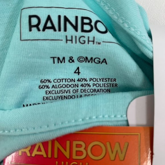 Rainbow High Girls 3-pack Tees 4 Short Sleeve Graphic Print T-Shirts 4 - Picture 6 of 6